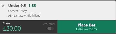 2 Way Corners Betting Market Explained – .